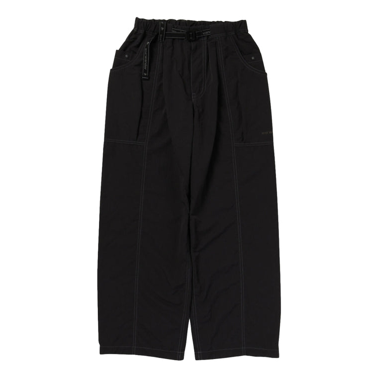 AND WANDER CRINKLED NYLON PANTS-BLACK