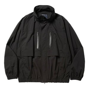 MEANSWHILE CRISP NYLON WIND JACKET-BLACK