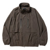 MEANSWHILE CRISP NYLON WIND JACKET-CHARCOAL