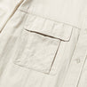 MEANSWHILE CRISP TUSSAH LUGGAGE SHIRT-OFF WHITE