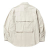 MEANSWHILE CRISP TUSSAH LUGGAGE SHIRT-OFF WHITE