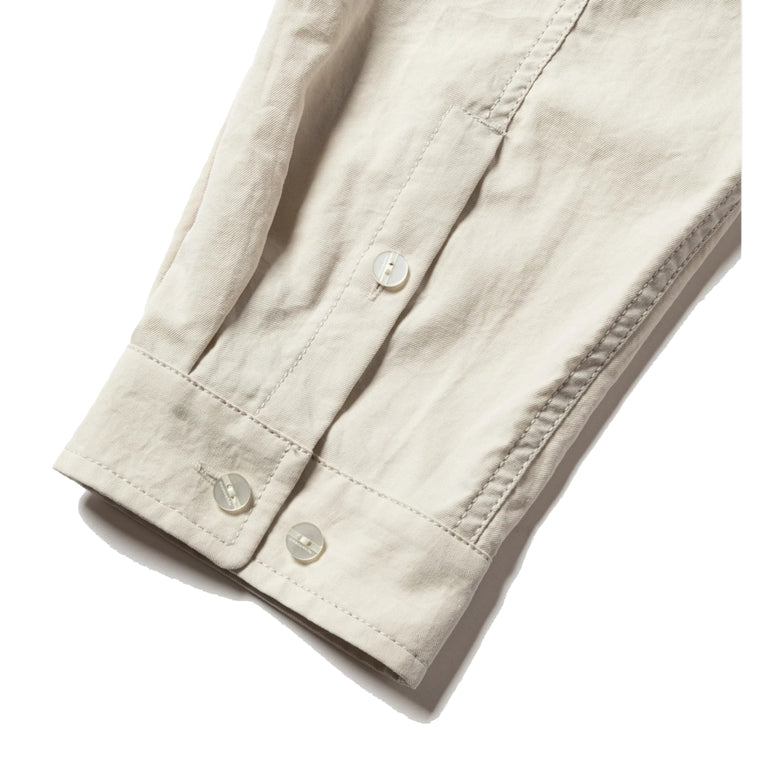 MEANSWHILE CRISP TUSSAH LUGGAGE SHIRT-OFF WHITE