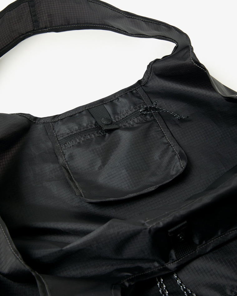 AND WANDER CRISPY RIP GROCERY POCKET BAG-BLACK