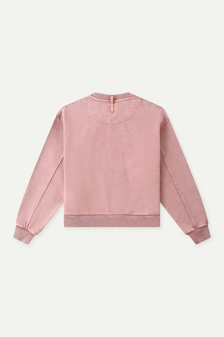 ESPRIT CROPPED TONAL SWEATER-PINK