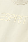 ESPRIT CROPPED TONAL SWEATER-OFF WHITE