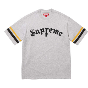 SUPREME CROSS S/S TOP-HEATHER GREY