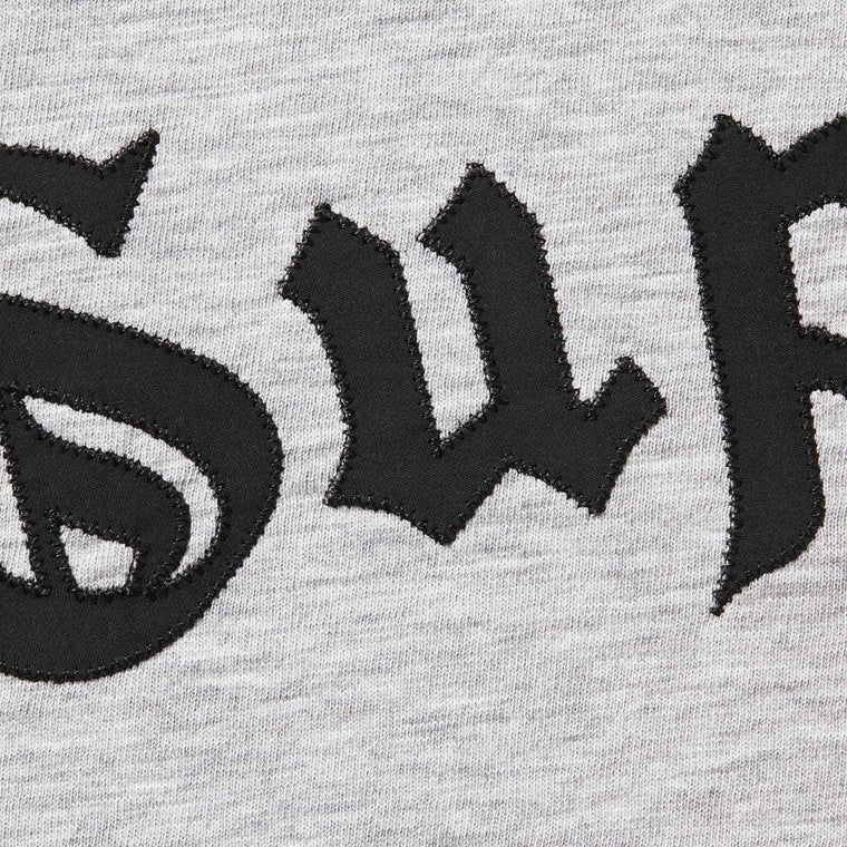 SUPREME CROSS S/S TOP-HEATHER GREY