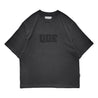 OPEN DIALOGUE EMBROIDERY TIE-DYE T-SHIRT-CHARCOAL