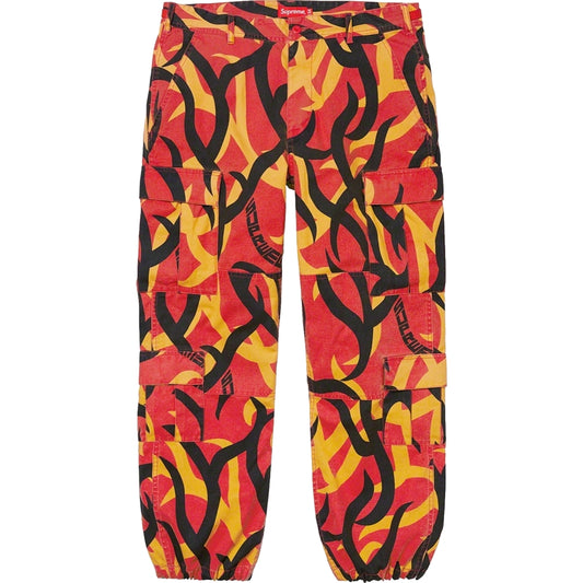 SUPREME CARGO PANT-RED CAMO