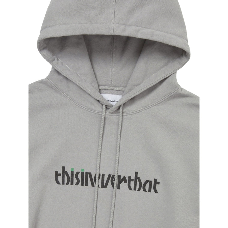 THIS IS NEVER THAT CIRCLED NUMBER HOODIE-CONCRETE