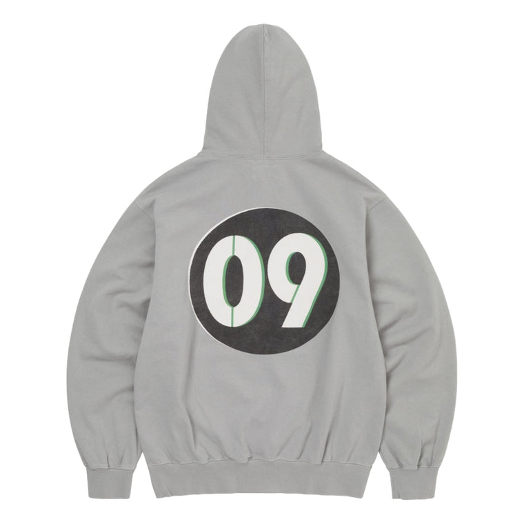 THIS IS NEVER THAT CIRCLED NUMBER HOODIE-CONCRETE