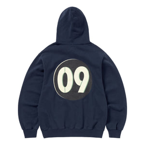 THIS IS NEVER THAT CIRCLED NUMBER HOODIE-NAVY