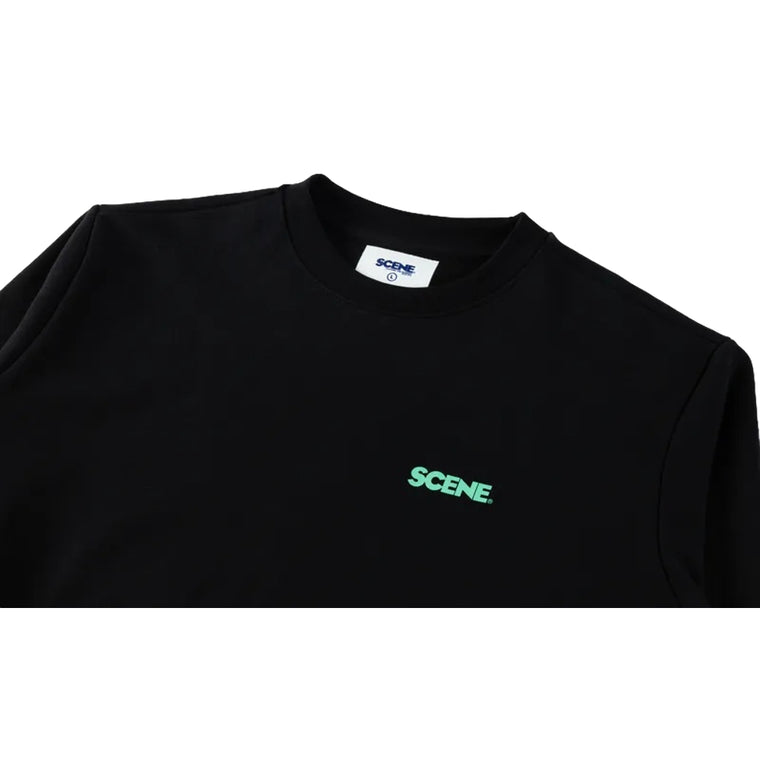 SCENE BY ICE FIRE CLASSIC SWEATER-TIFFANY BLUE