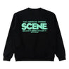 SCENE BY ICE FIRE CLASSIC SWEATER-TIFFANY BLUE