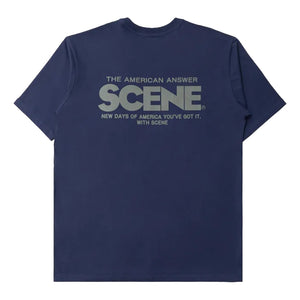 SCENE BY ICE FIRE CLASSIC TEE //-NAVY/GREY