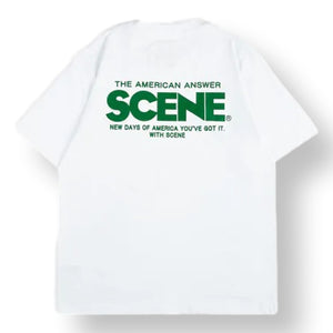 SCENE BY ICE FIRE CLASSIC TEE-WHITE & GREEN