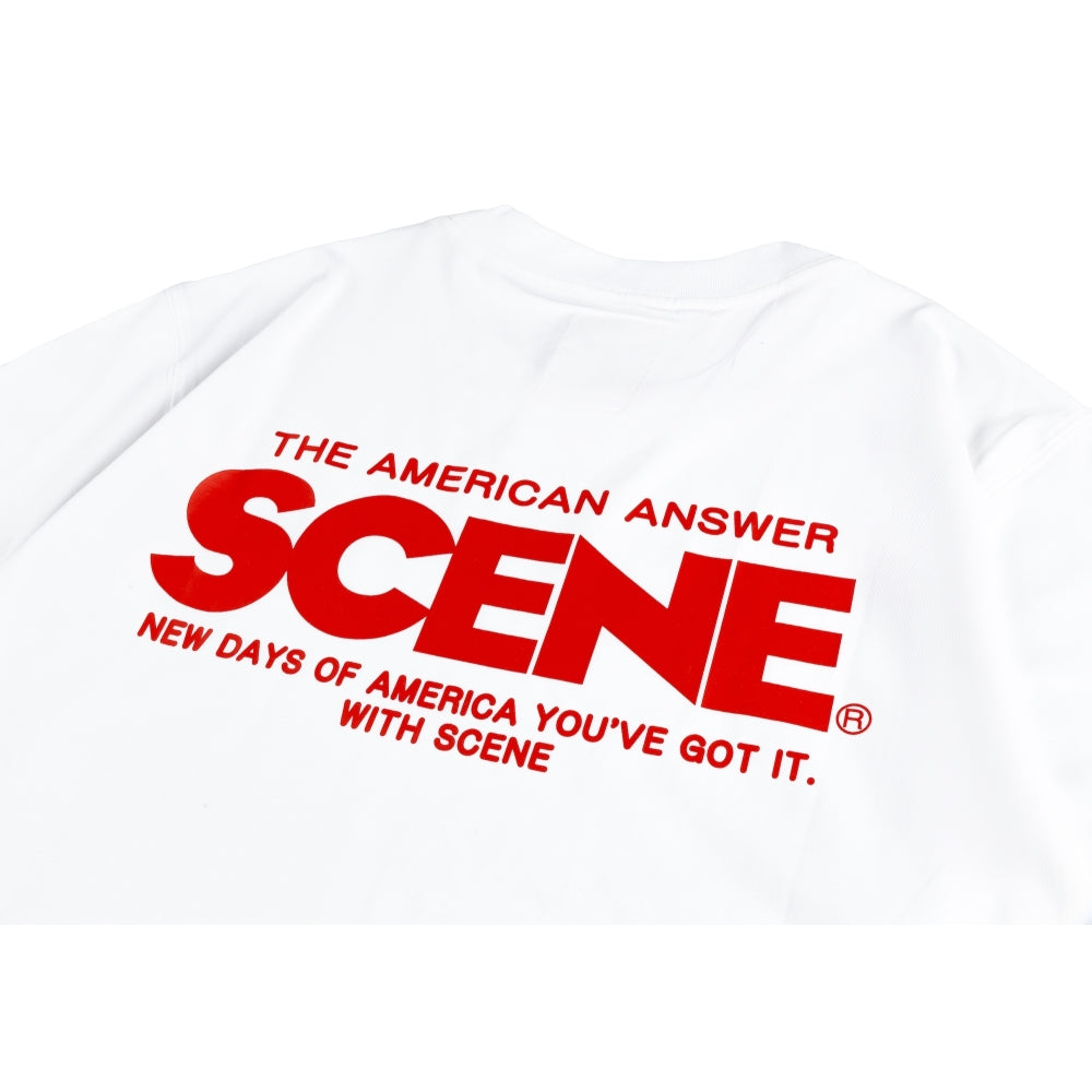SCENE BY ICE FIRE CLASSIC TEE // WHITE & RED-WHITE & RED
