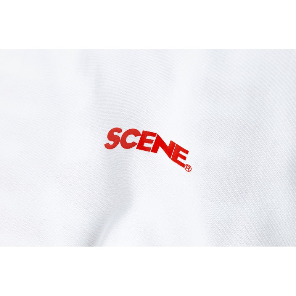 SCENE BY ICE FIRE CLASSIC TEE // WHITE & RED-WHITE & RED