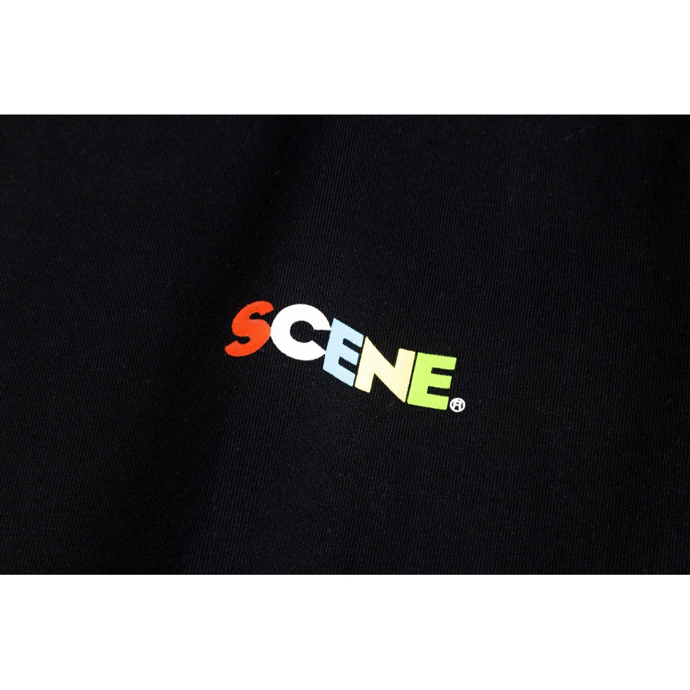 SCENE BY ICE FIRE CLASSIC TEE-RAINBOW BLACK