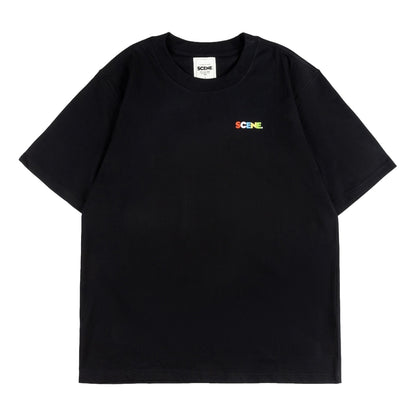 SCENE BY ICE FIRE CLASSIC TEE-RAINBOW BLACK