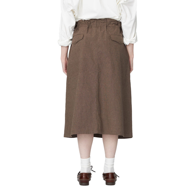 Nanamica COTTON BUFF CLOTH GURKHA-BROWN