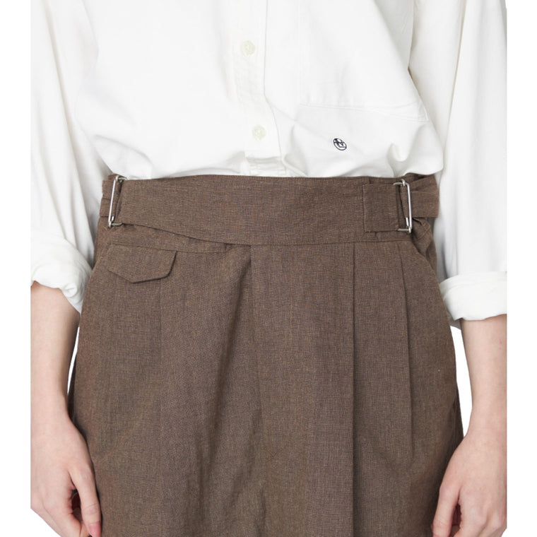 Nanamica COTTON BUFF CLOTH GURKHA-BROWN