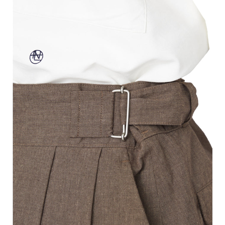 Nanamica COTTON BUFF CLOTH GURKHA-BROWN
