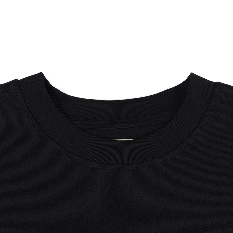 A[S]USL DARUMA PRINT TEE-BLACK