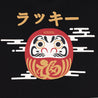 A[S]USL DARUMA PRINT TEE-BLACK