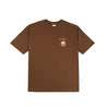 A[S]USL DARUMA PRINT TEE-BROWN