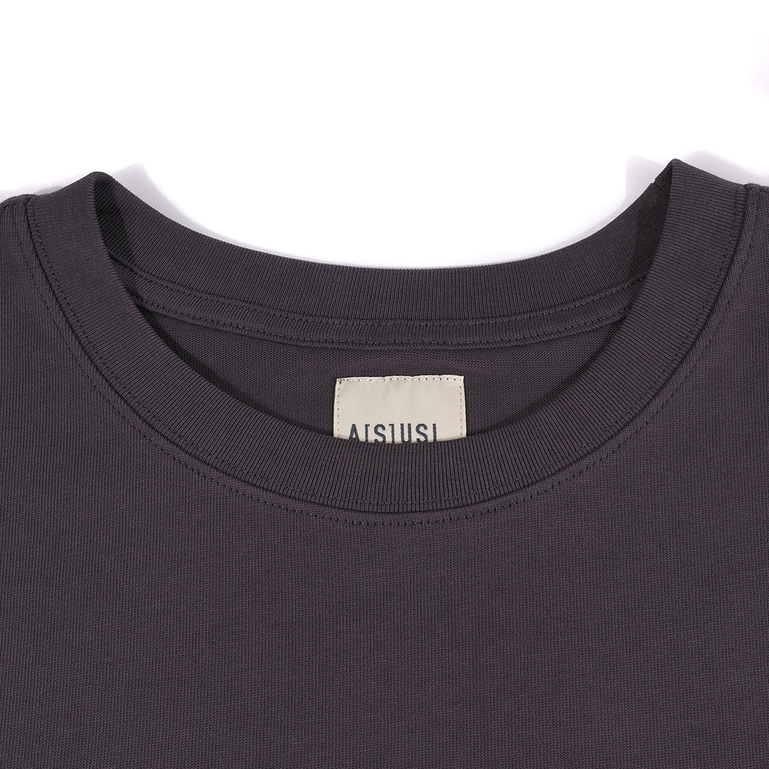 A[S]USL DARUMA PRINT TEE-CHARCOAL