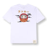 A[S]USL DARUMA PRINT TEE-WHITE