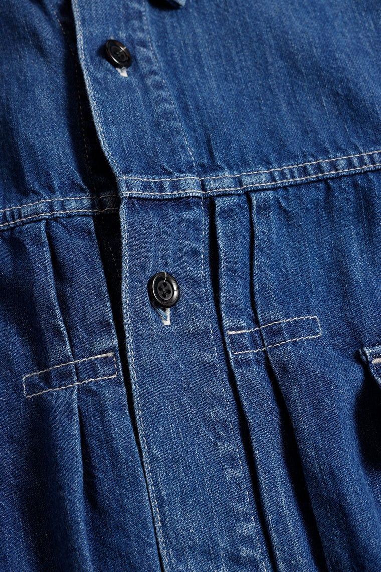 FUNDAMENTAL DENIM 2ND SHIRT 3YR WASH-INDIGO
