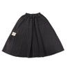 A[S]USL DENIM A-LINE SKIRT-DENIM BLACK