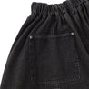 A[S]USL DENIM A-LINE SKIRT-DENIM BLACK