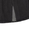 A[S]USL DENIM A-LINE SKIRT-DENIM BLACK