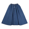 A[S]USL DENIM A-LINE SKIRT-DENIM BLUE
