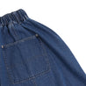 A[S]USL DENIM A-LINE SKIRT-DENIM BLUE
