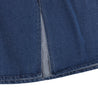 A[S]USL DENIM A-LINE SKIRT-DENIM BLUE