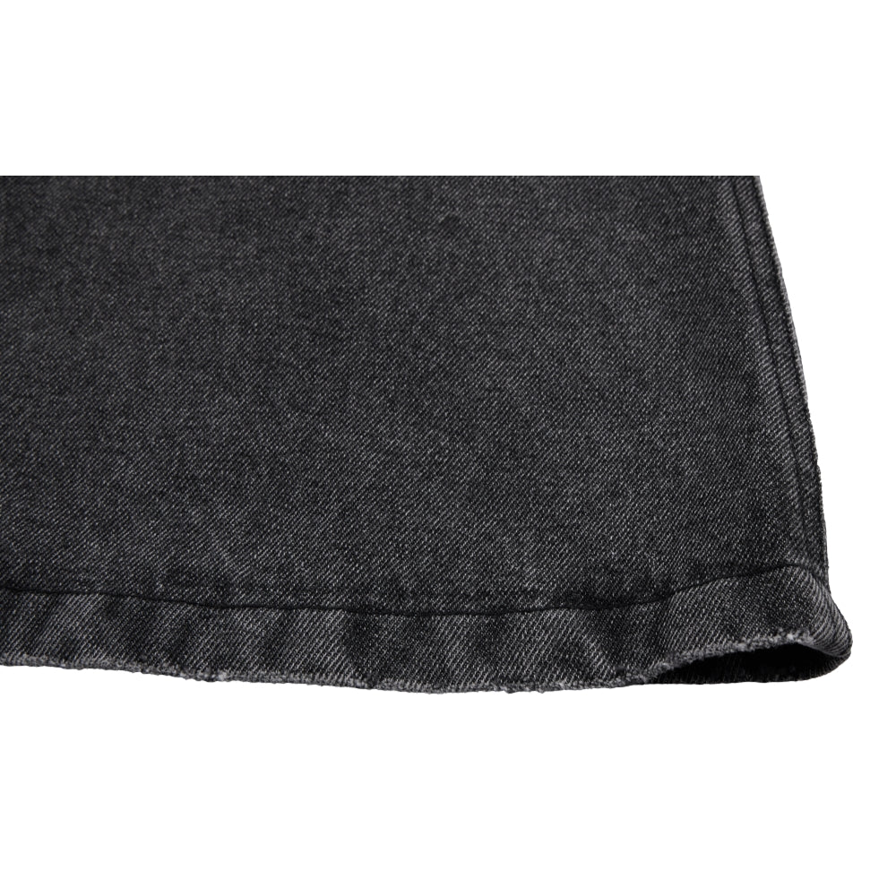 NEUTRAL SOCIETY DENIM FLARE SKIRT-BLACK DENIM