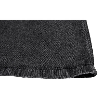 NEUTRAL SOCIETY DENIM FLARE SKIRT-BLACK DENIM