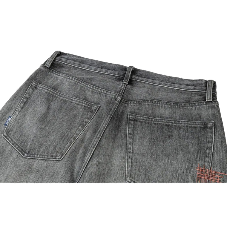 SCENE BY ICE FIRE DENIM JEANS A LP-BLACK