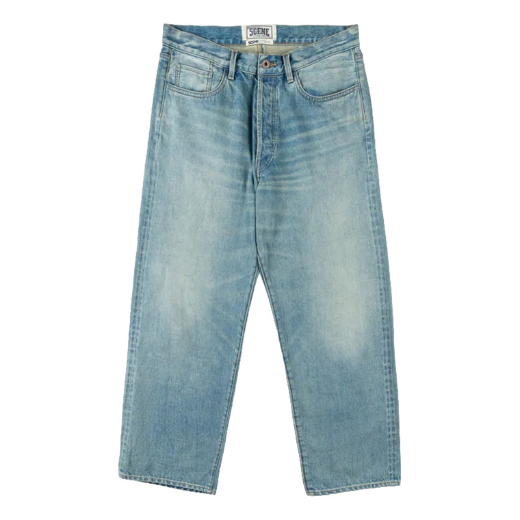 SCENE BY ICE FIRE DENIM JEANS A LP-BLUE