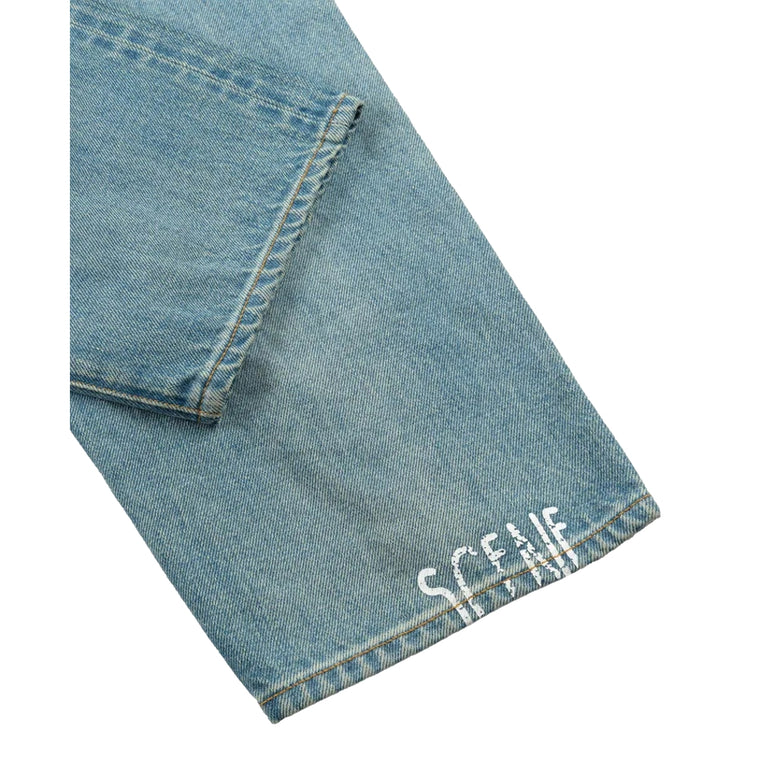 SCENE BY ICE FIRE DENIM JEANS A LP-BLUE
