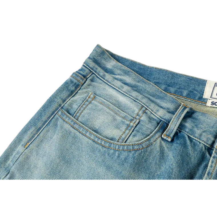 SCENE BY ICE FIRE DENIM JEANS A LP-BLUE