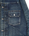 MASSES DENIM JKT H.WASH-INDIGO