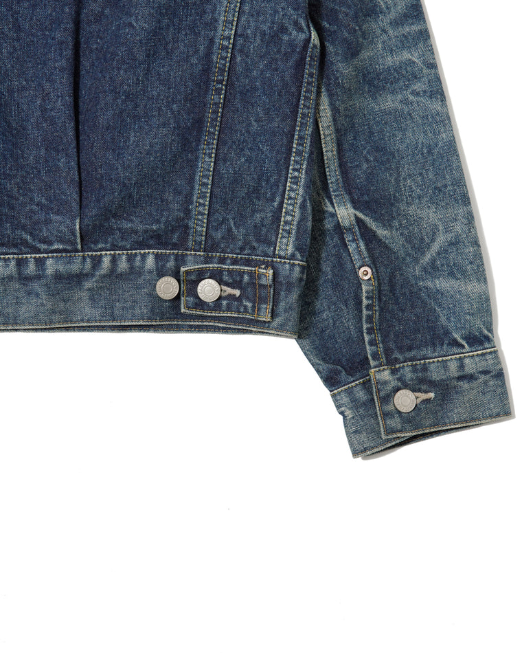 MASSES DENIM JKT H.WASH-INDIGO