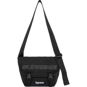 SUPREME DENIM MESSENGER BAG-BLACK