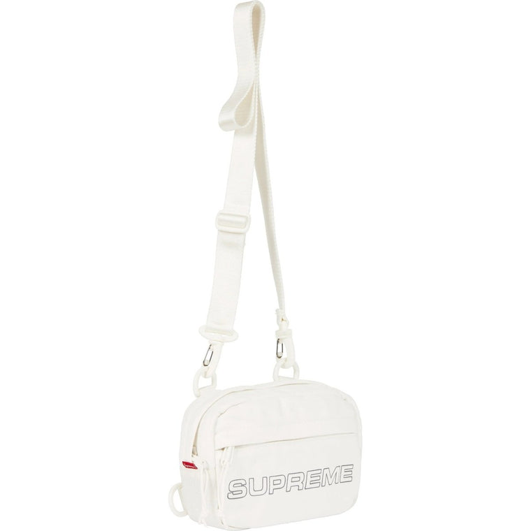 SUPREME DENIM MINI SHOULDER BAG-WHITE