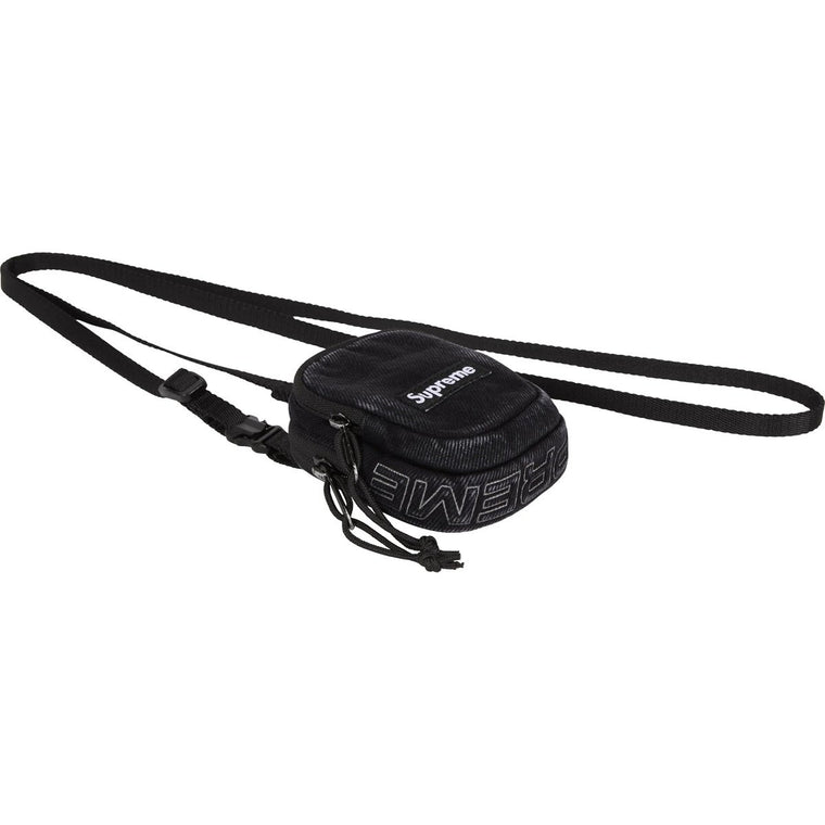 SUPREME DENIM MINI UTILITY BAG-BLACK